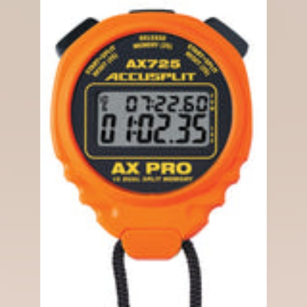 AX Pro 16 Memory dual split stopwatch- Orange New
